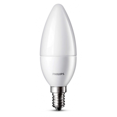 Bombilla vela PHILIPS E-14P 7 W 230 V 4000°k (blanco neutro)